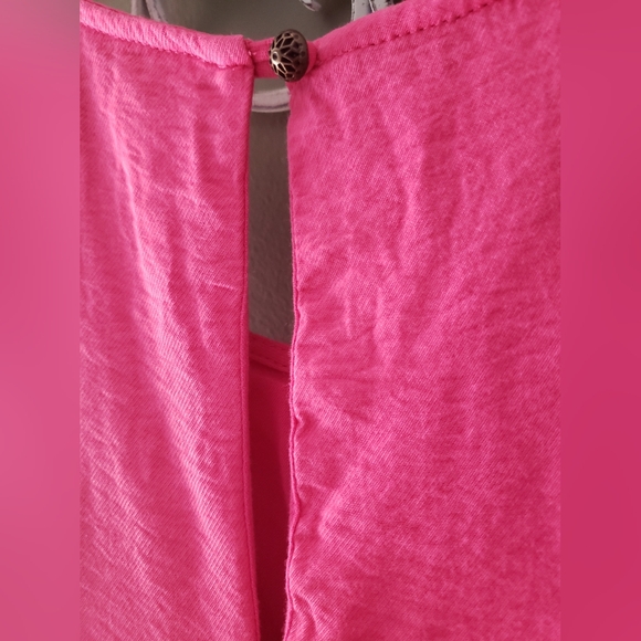 Maeve Pink Gorgeous High Low Cotton Viscose Dress!!! - Picture 11 of 12